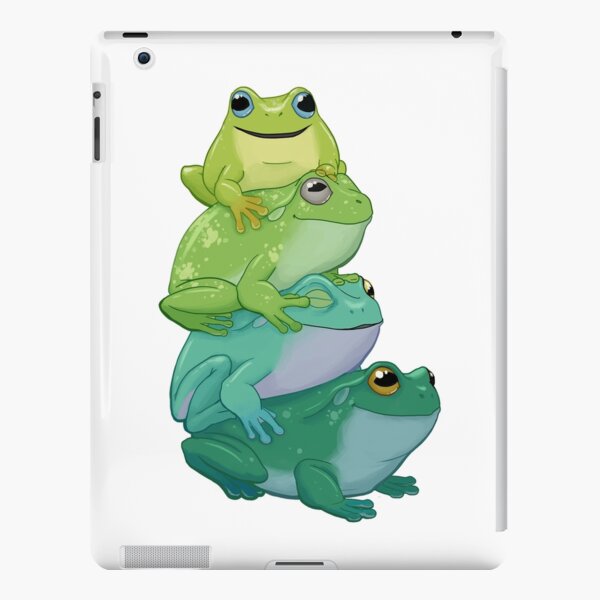 Klebriger Froschstapel iPad – Leichte Hülle
