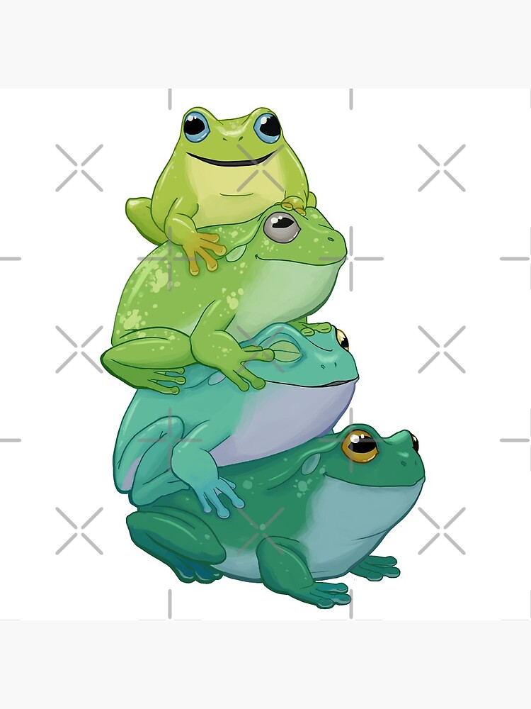 Sticky frog stack by Kmoonleaf