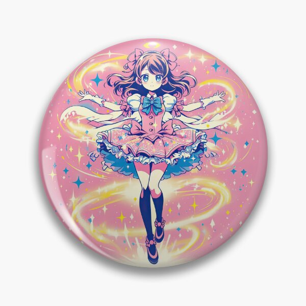 Item preview, Anime Girl Transforming Pop Art Style designed and sold by artofuniverse.