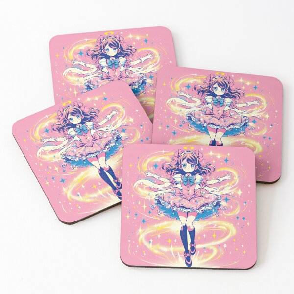 Item preview, Anime Girl Transforming Pop Art Style designed and sold by artofuniverse.
