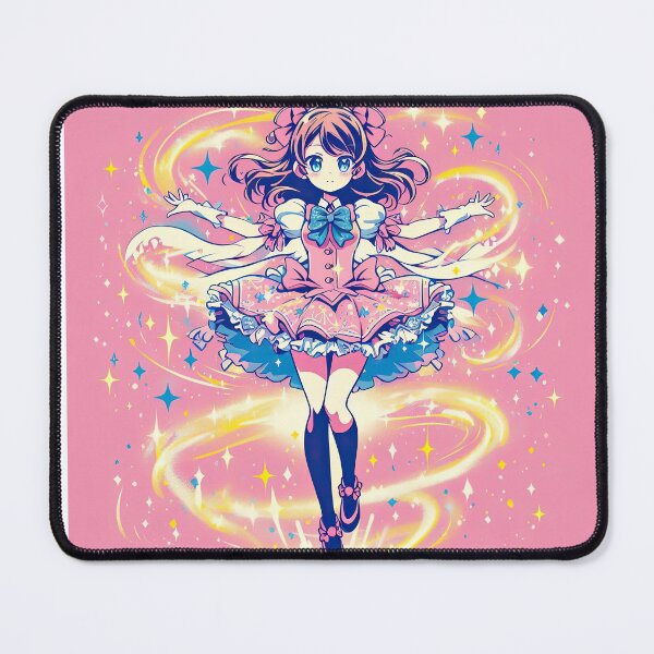 Item preview, Anime Girl Transforming Pop Art Style designed and sold by artofuniverse.