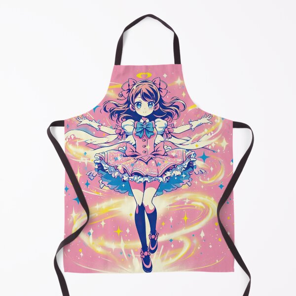 Item preview, Anime Girl Transforming Pop Art Style designed and sold by artofuniverse.