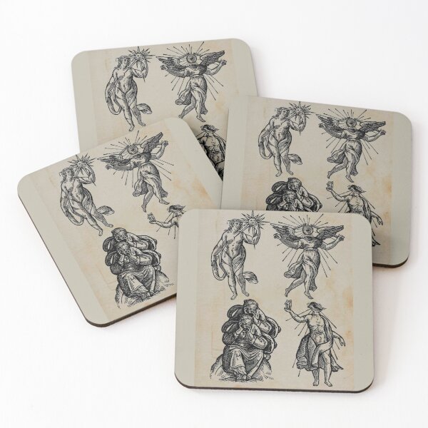 Item preview, Symbolism - The Seraphim, the Tamer of the Sun, the Prophet and the Twins designed and sold by PatronesKawai.