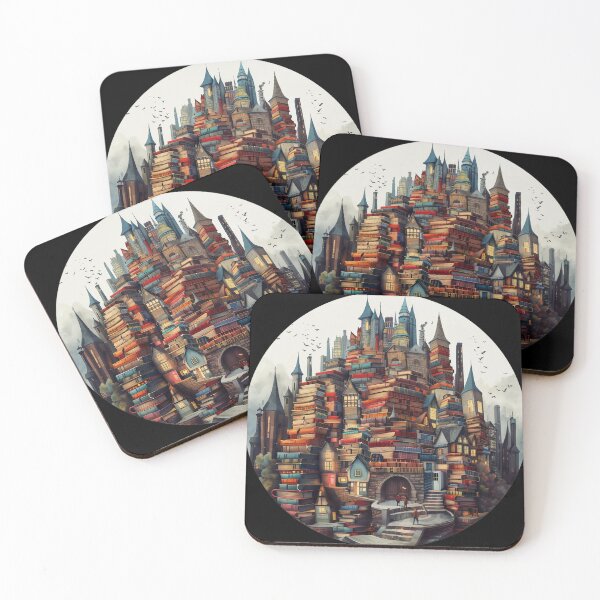 Item preview, Bookworm's Paradise: Literary Cityscape designed and sold by CozyLounge.