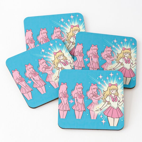 Item preview, Anime Girl Transforming Pop Art Style designed and sold by artofuniverse.