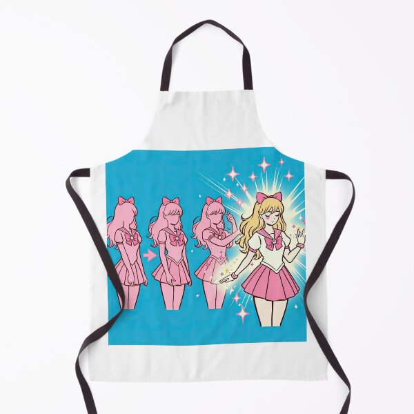 Item preview, Anime Girl Transforming Pop Art Style designed and sold by artofuniverse.