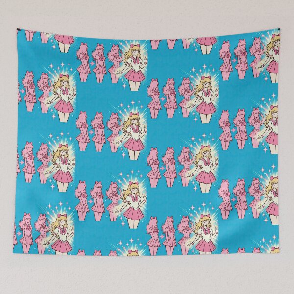 Item preview, Anime Girl Transforming Pop Art Style designed and sold by artofuniverse.