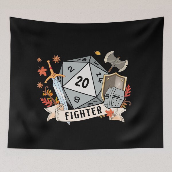 Item preview, DND FIGHTER D20 DICE: Fighter class designed and sold by DungeonAtelier.
