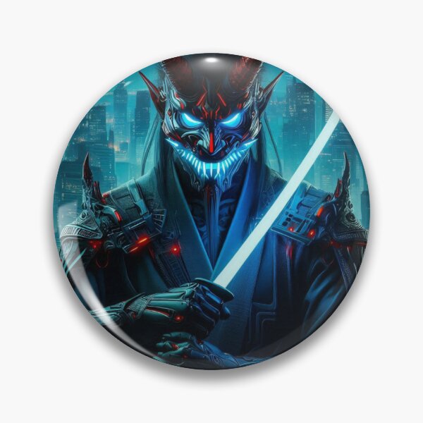 Item preview, Cybernetic Demon Warrior  in Futuristic Metropolis  designed and sold by ZenOfAIarts.