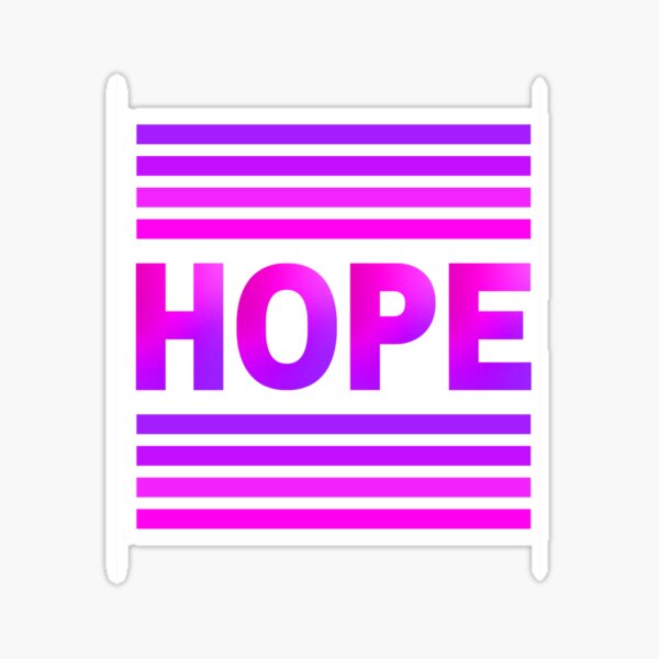 Item preview, Hope in  dark purple-pink designed and sold by Beloved16.