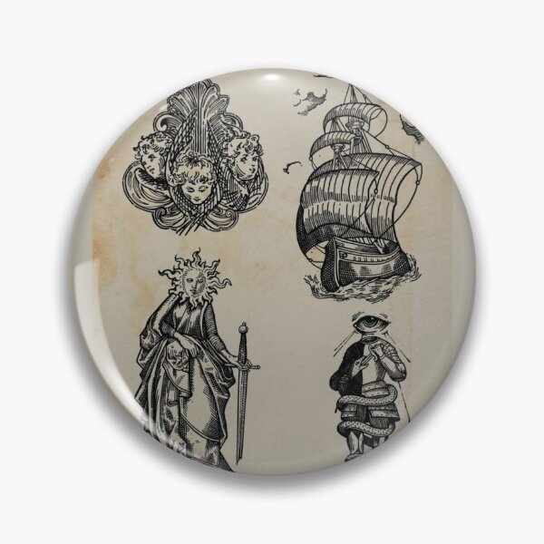 Item preview, Symbolism - The Ocean Winds, the Ship, The Truth and the Warrior of the Sun designed and sold by PatronesKawai.