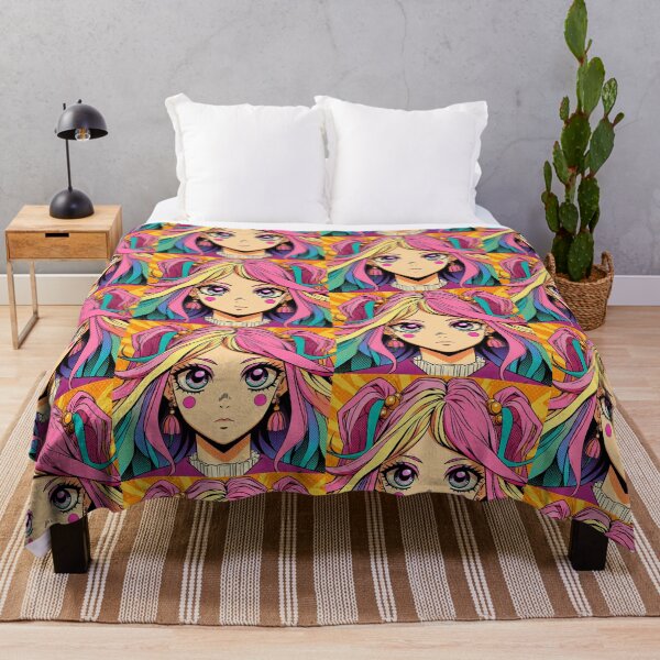 Item preview, Colorful Anime Character Pop Art Style designed and sold by artofuniverse.