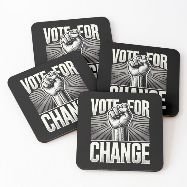 Item preview, Vote for Change – Political Activism Graphic designed and sold by DuxDesigns.