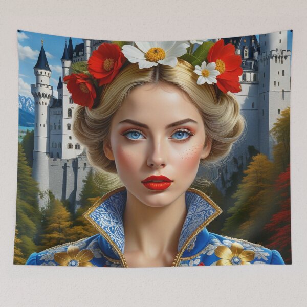 Item preview, Flower princess Florangel as a tourist in the castles of Germany designed and sold by roman747.