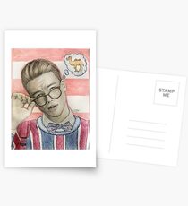 Zeichnung LIE ME themed Postkarten
