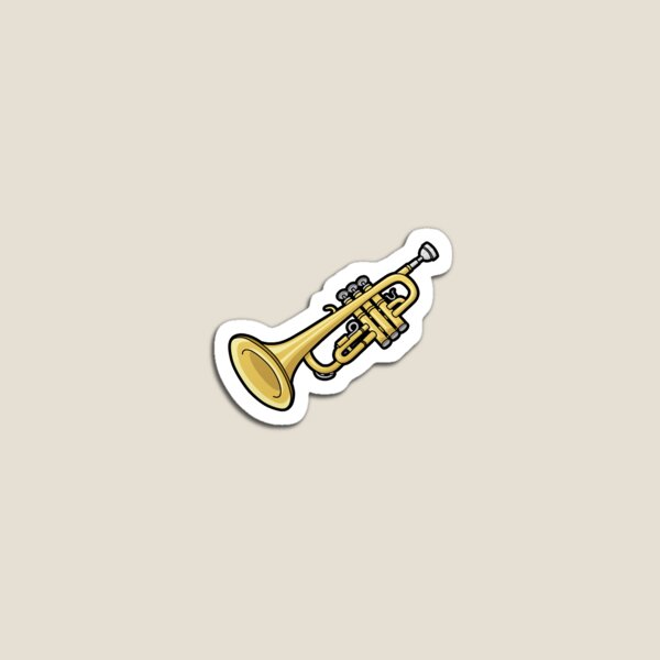 Item preview, Trumpet Sticker/Magnet designed and sold by FlashMapper.