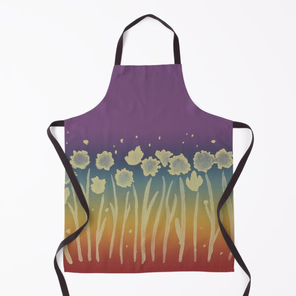 Item preview, Alliums and Daffodils Watercolor Painting - Rainbow Sunset + Gold designed and sold by Irene Estelle.