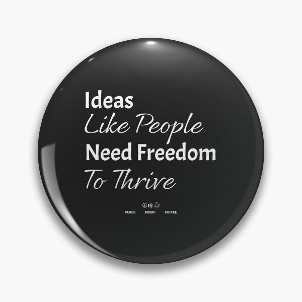 Item preview, Ideas Like People Need Freedom To Thrive designed and sold by AldenTees.