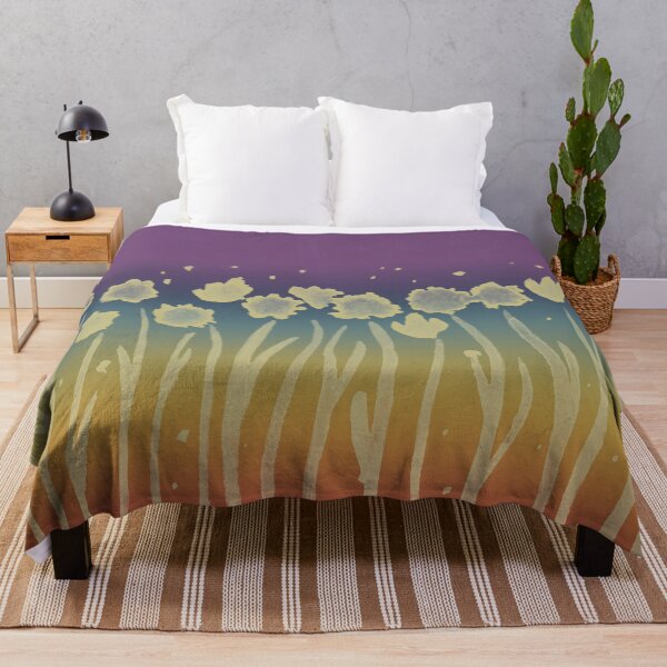 Item preview, Alliums and Daffodils Watercolor Painting - Rainbow Sunset + Gold designed and sold by Irene Estelle.