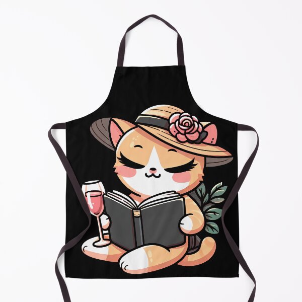 Item preview, Coquette Aesthetic Cat Reading Book designed and sold by Funny Vintage Stickers And T-Shirts.