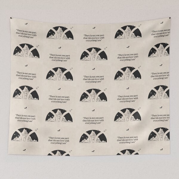 Item preview, ACOTAR Quote Design with Dragon and Mountains designed and sold by Jess Designs.