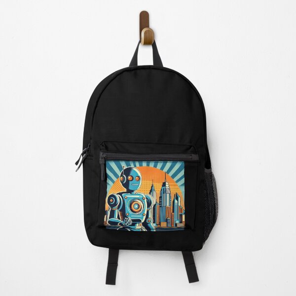 Item preview, Futuristic Robot Pop Art Style designed and sold by artofuniverse.
