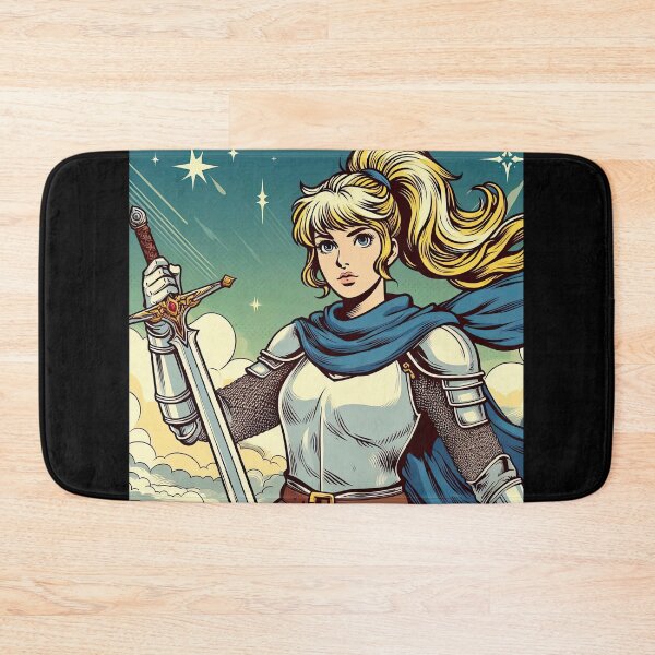 Item preview, Young Hero with Sword Pop Art Style designed and sold by artofuniverse.
