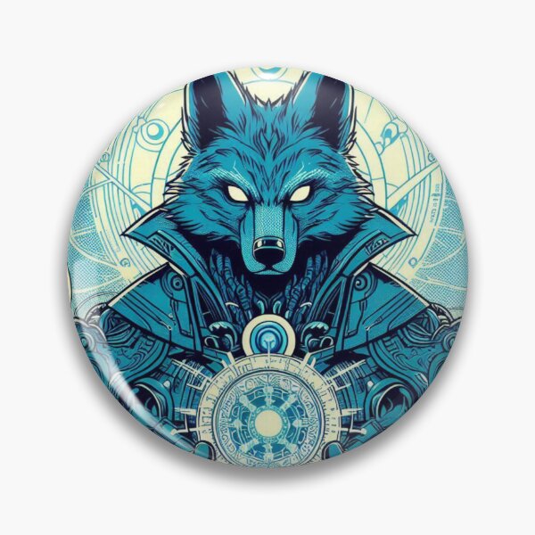 Item preview, Cybernetic Coyote Warrior in Metropolis designed and sold by ZenOfAIarts.