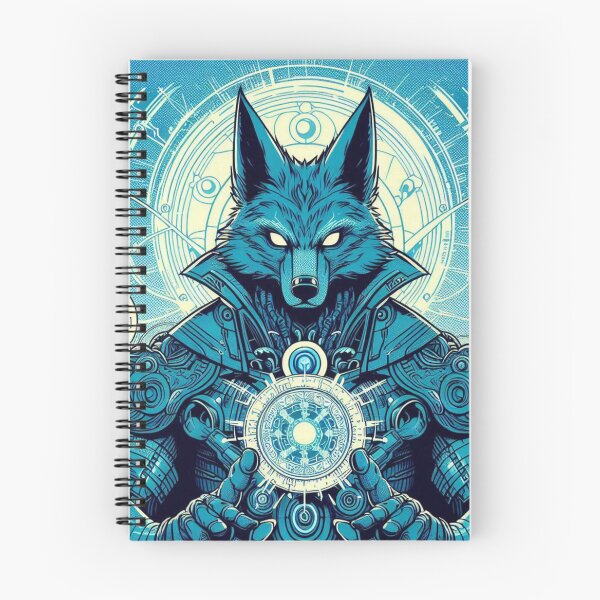 Item preview, Cybernetic Coyote Warrior in Metropolis designed and sold by ZenOfAIarts.