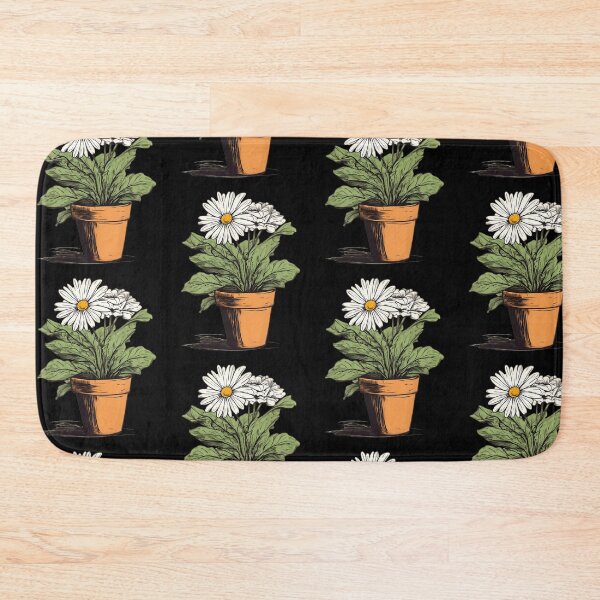 Item preview, Beautiful potted daisy flower designed and sold by Merchattack.