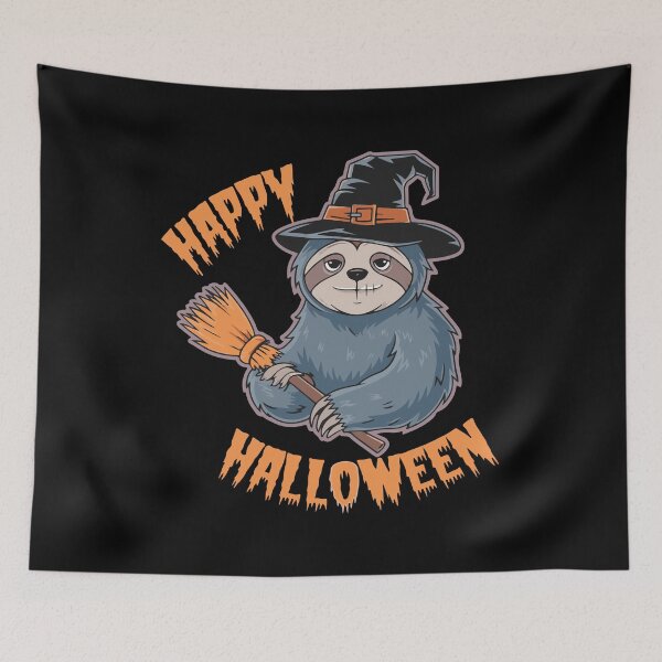 Item preview, Get Cozy with Our Halloween Sloth T-Shirt – The Ultimate Lazy Spooky Vibes!  designed and sold by Shop Deebo.