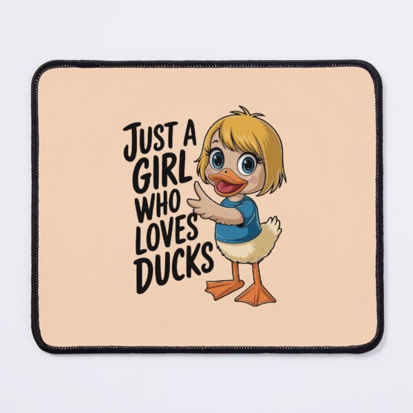 Item preview, Just a girl who loves ducks designed and sold by 123ks.