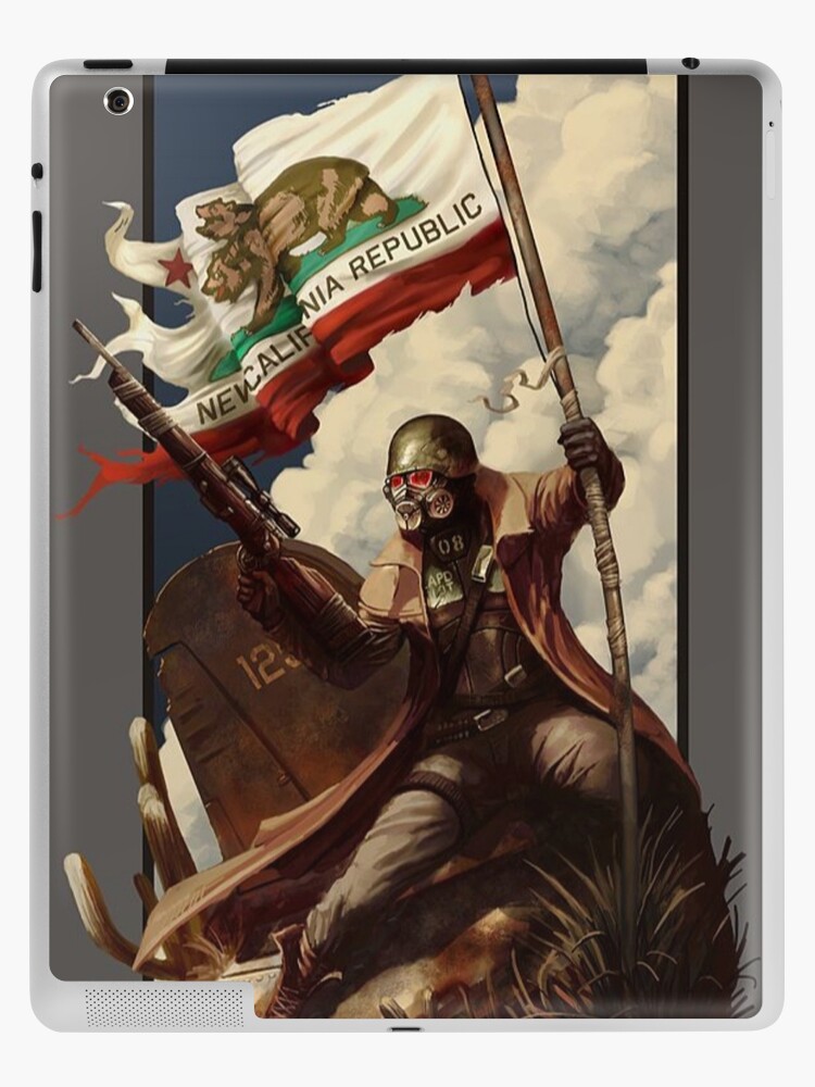 Fallout Ncr Ranger Flag Fan Art Poster Ipad Case Skin By Digiartyst Redbubble