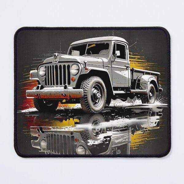 Item preview, Classic Man Cave Sign with Pickup Truck Illustration Wall Decor  designed and sold by best-of-panama.