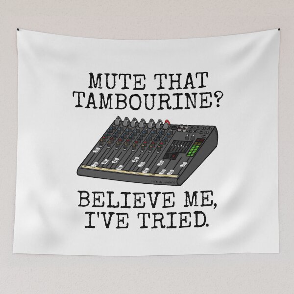 Item preview, Mute That Tambourine? Church Sound Engineer Funny designed and sold by doodlerob.