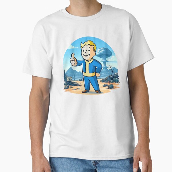 Item preview, Vault-Boy Mushroom Cloud designed and sold by AnimeArtStudio.