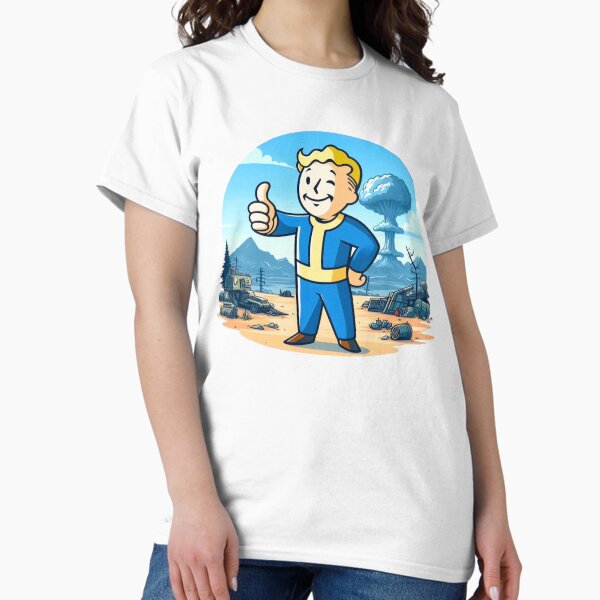 Item preview, Vault-Boy Mushroom Cloud designed and sold by AnimeArtStudio.