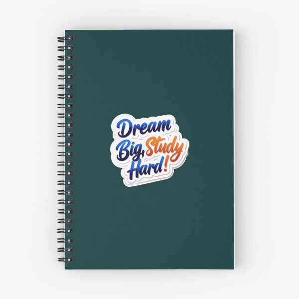 Item preview, "Dream Big, Study Hard - Motivational Design for Students" designed and sold by DODObakr.