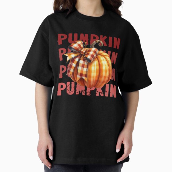 Pumpkin Season, burgundy. Oversized T-Shirt
