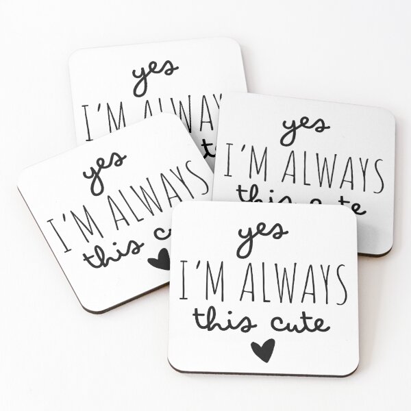 Item preview, Yes I'm Always This Cute Funny Newborn Baby Saying designed and sold by CuteLovelyDesigns.