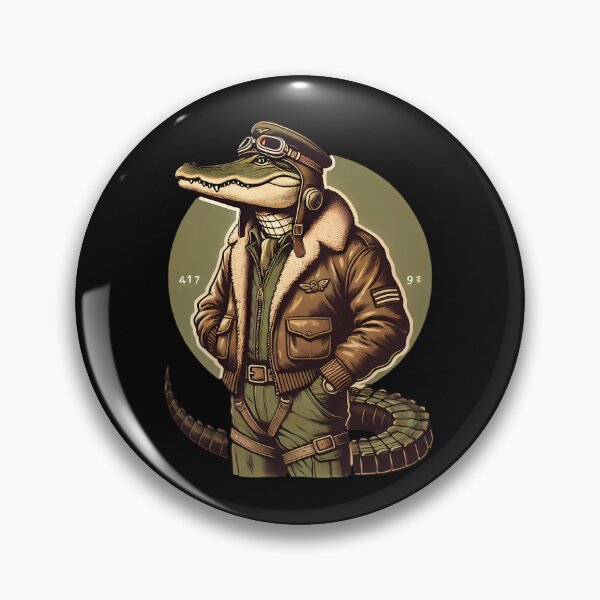 Item preview, Vintage Crocodile Aviator Adventure. designed and sold by Linework Studio.