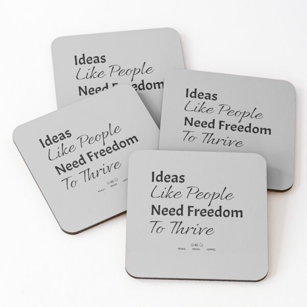 Item preview, Ideas Like People Need Freedom To Thrive designed and sold by AldenTees.