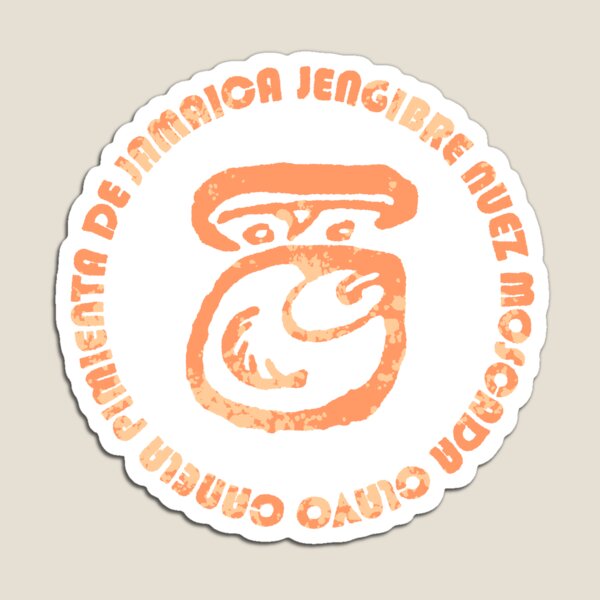 Aperçu de l'œuvre Épices de citrouille espagnole et glyphes atole mayas créée et vendue par BReinbold.