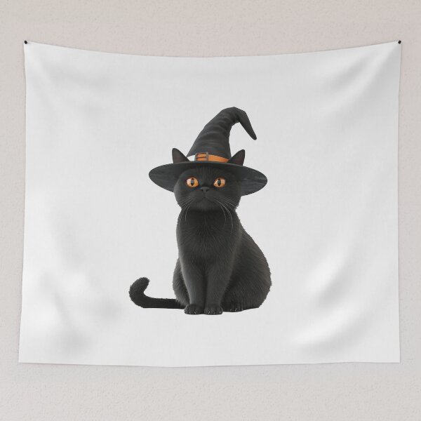 Item preview, Witch cat designed and sold by Designsderemi.