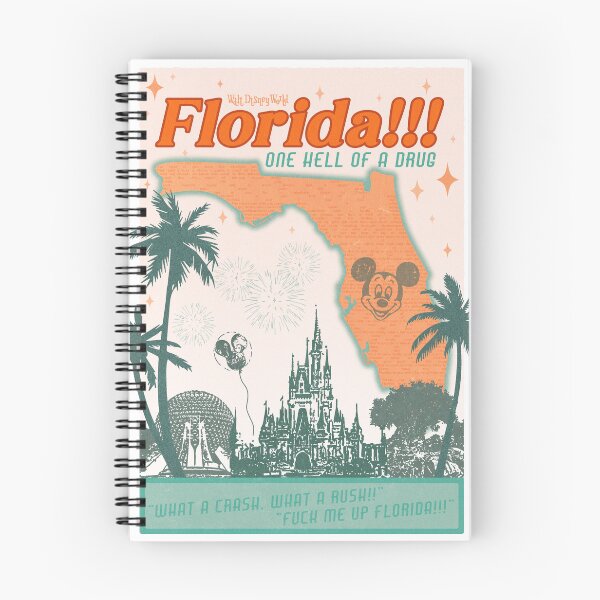 Item preview, Retro Florida Travel Poster designed and sold by courtneysummer.