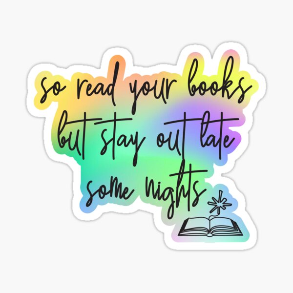 Item preview, Read Your Books But Stay Out Late - Color - NEW designed and sold by AM Inspired.