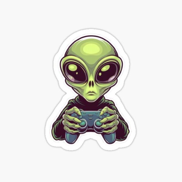 Item preview, The Immaculate Gamer Alien  designed and sold by NRHstore.