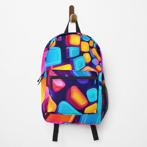 Item preview, Neon Shapes Abstract Tunnel Art designed and sold by Health And Fitness Posts e-Store.