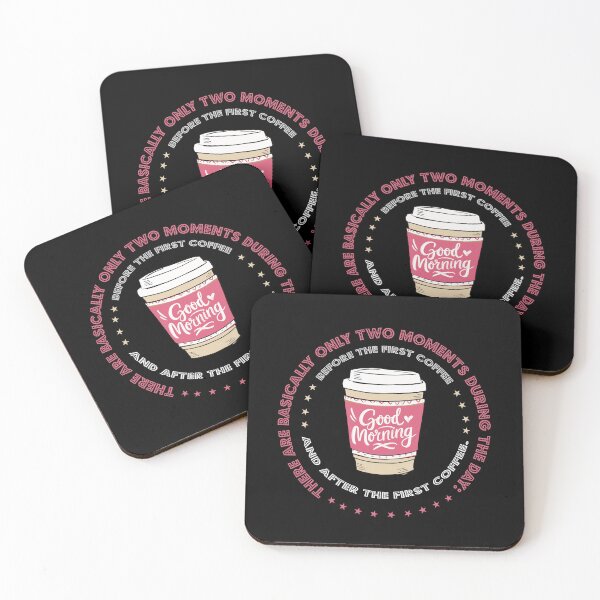 Item preview, There are only Two Moments during the day before and after Coffee designed and sold by GrzesiakStudio.