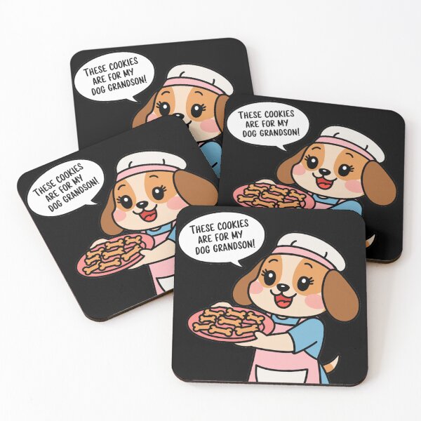 Item preview, Dog grandma is baking cookies for her dog grandson designed and sold by Shtex.